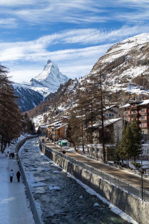 Ferienwohnung Studio Castor Zermatt Exterior foto